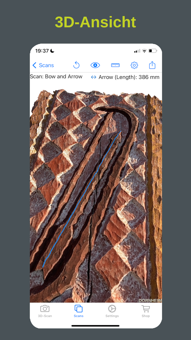 Dornheim 3D Scanner – interaktive 3D-Ansicht